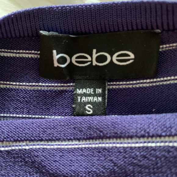 Bebe *Ribbed Stretchy Strapless Bodycon Tube Dress - Picture 3 of 3